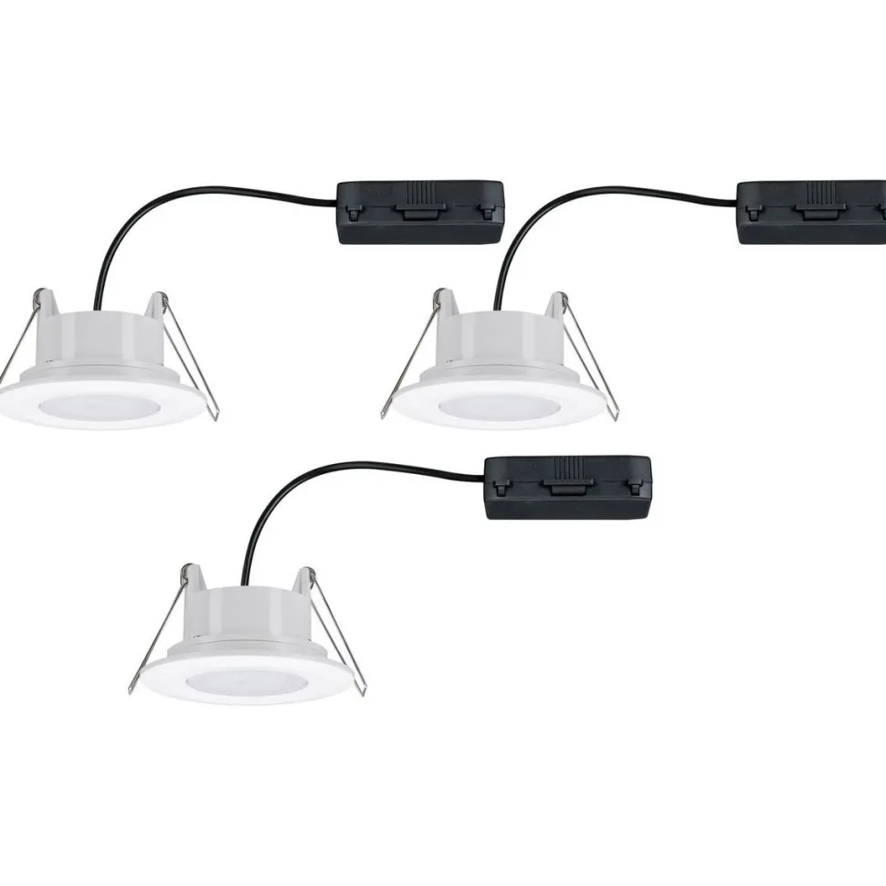 LED-Alasvalosetti Paulmann Calla 3-osainen suunnattava himmennettävä säädettävä valosävy valkoinen