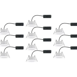 LED-Alasvalosetti Paulmann Calla 10-osainen suunnattava IP65 4000K valkoinen