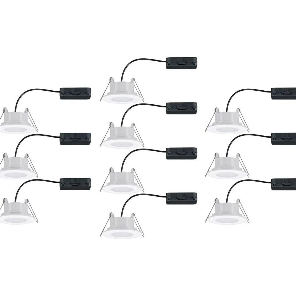 LED-Alasvalosetti Paulmann Calla 10-osainen suunnattava IP65 4000K valkoinen