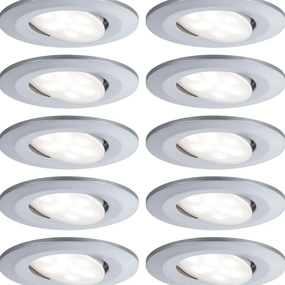 LED-Alasvalosetti Paulmann Calla 10-osainen suunnattava IP65 4000K valkoinen
