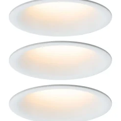 LED-Alasvalosetti Paulmann Cymbal 3-osainen IP44 himmennettävä säädettävä valosävy mattavalkoinen