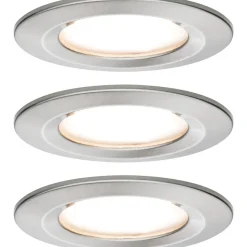 LED-Alasvalosetti Paulmann Nova 3-osainen himmennettävä IP44 2700K mattamusta
