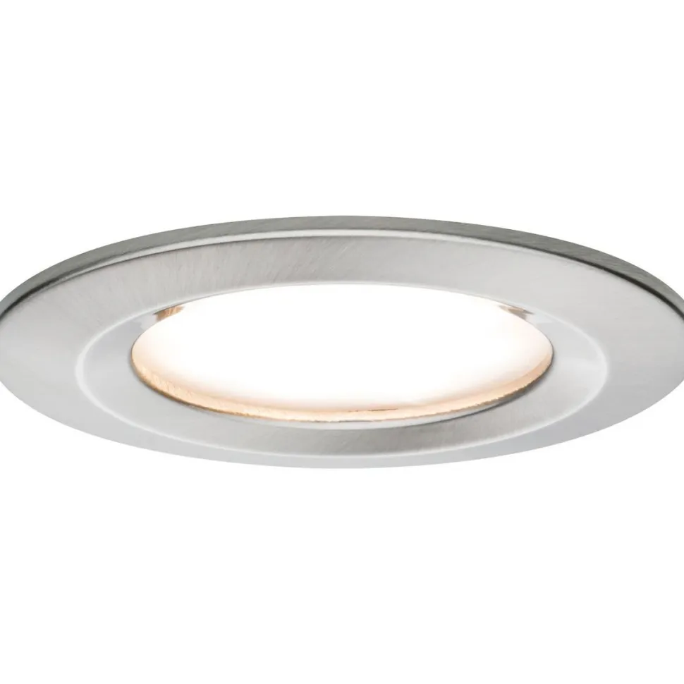 LED-Alasvalosetti Paulmann Nova 3-osainen himmennettävä IP44 2700K mattamusta
