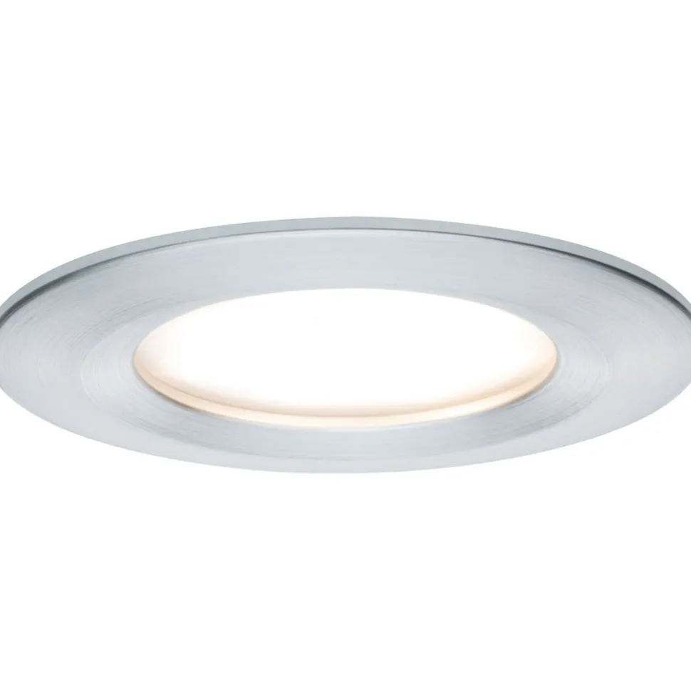 LED-Alasvalosetti Paulmann Nova 3-osainen himmennettävä IP44 2700K mattamusta