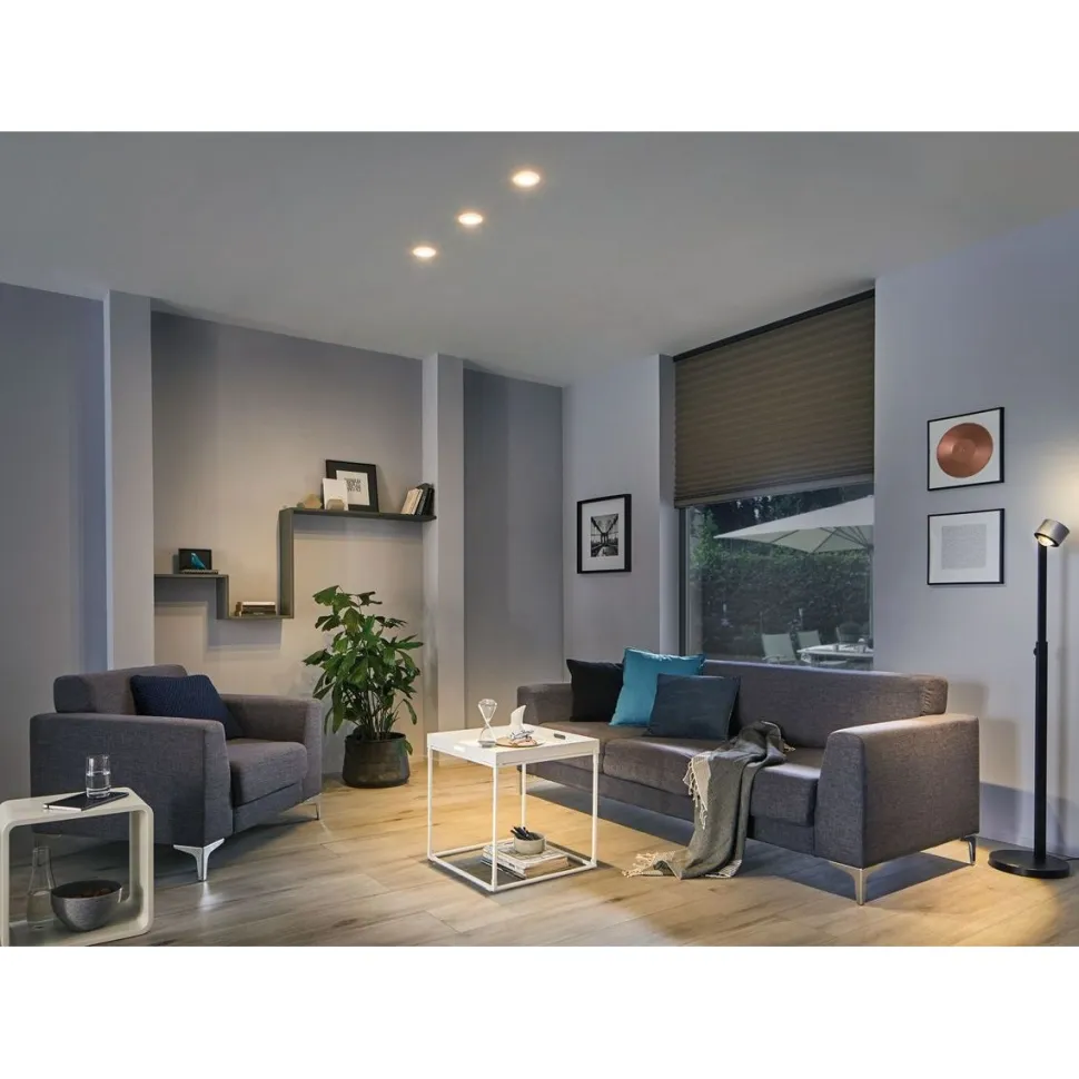 LED-Alasvalosetti Paulmann Suon 3-osainen himmennettävä IP44 2700K valkoinen