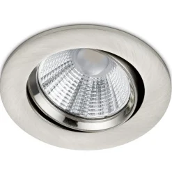 LED-alasvalo Trio Pamir ø85x54 mm IP23 harjattu teräs