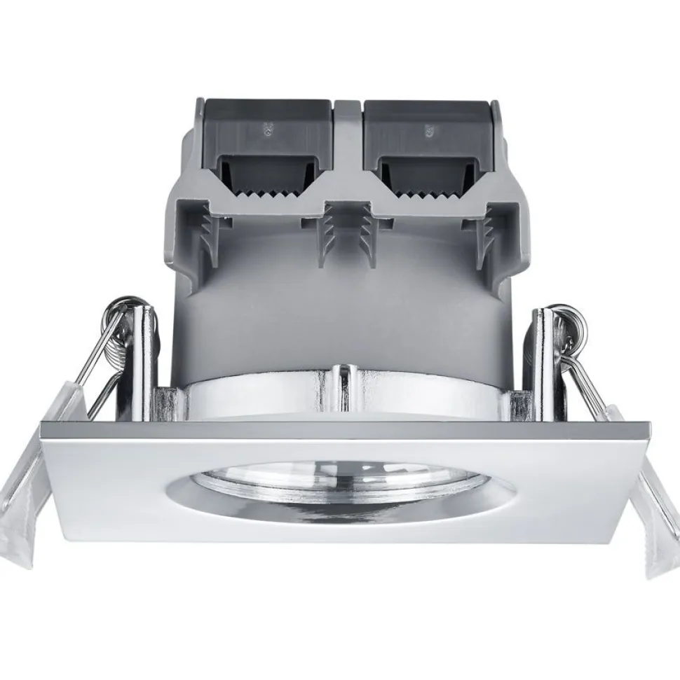 LED-alasvalo Trio Zagros 85x54x85 mm IP65 kromi