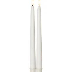 LED-antiikkikynttilä Star Trading Flamme Slim Outdoor, ulkokäyttöön, valkoinen, 2kpl/pkt