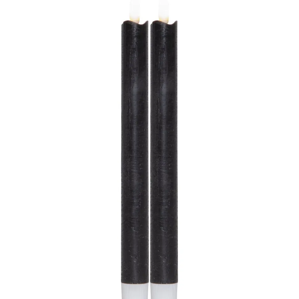 LED-antiikkikynttilä Star Trading Flamme, 25cm, 2kpl, valkoinen