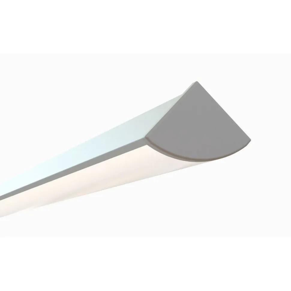 LED-asennuslista FTLIGHT Corner läpikuultava kansi 2000x16x16mm alumiini