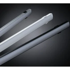 LED-asennuslista FTLIGHT Regular läpikuultava kansi 2000x17x8mm musta