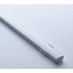 LED-asennuslista FTLIGHT Regular läpikuultava kansi 2000x17x8mm musta