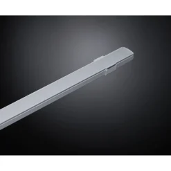 LED-asennuslista FTLIGHT Regular läpikuultava kansi 2000x17x8mm musta