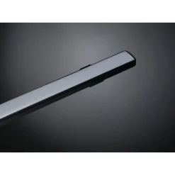 LED-asennuslista FTLIGHT Regular läpikuultava kansi 2000x17x8mm musta