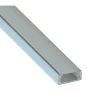 LED-asennuslista FTLIGHT Slim läpikuultava kansi 2000x15x6 mm alumiini