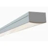 LED-asennuslista FTLIGHT Wide läpikuultava kansi 2000x23,5x13 mm alumiini