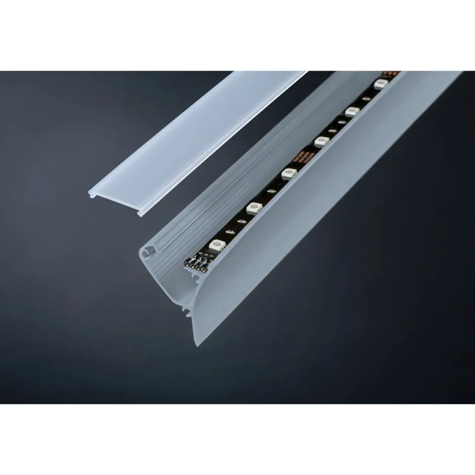 LED-Asennuslista Paulmann Function Corner 2m harmaa