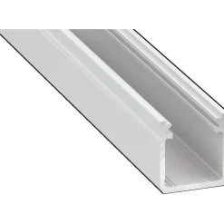 LED-asennusprofiili Lumines Y, 17x18x2020mm, anodisoitu inox