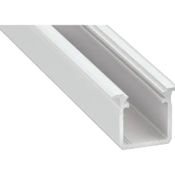 LED-asennusprofiili Lumines Uppo G, 22x18x2020mm, anodisoitu alumiini