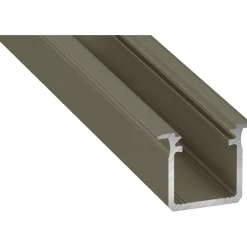 LED-asennusprofiili Lumines Uppo G, 22x18x2020mm, anodisoitu alumiini