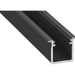 LED-asennusprofiili Lumines Uppo G, 22x18x2020mm, anodisoitu alumiini