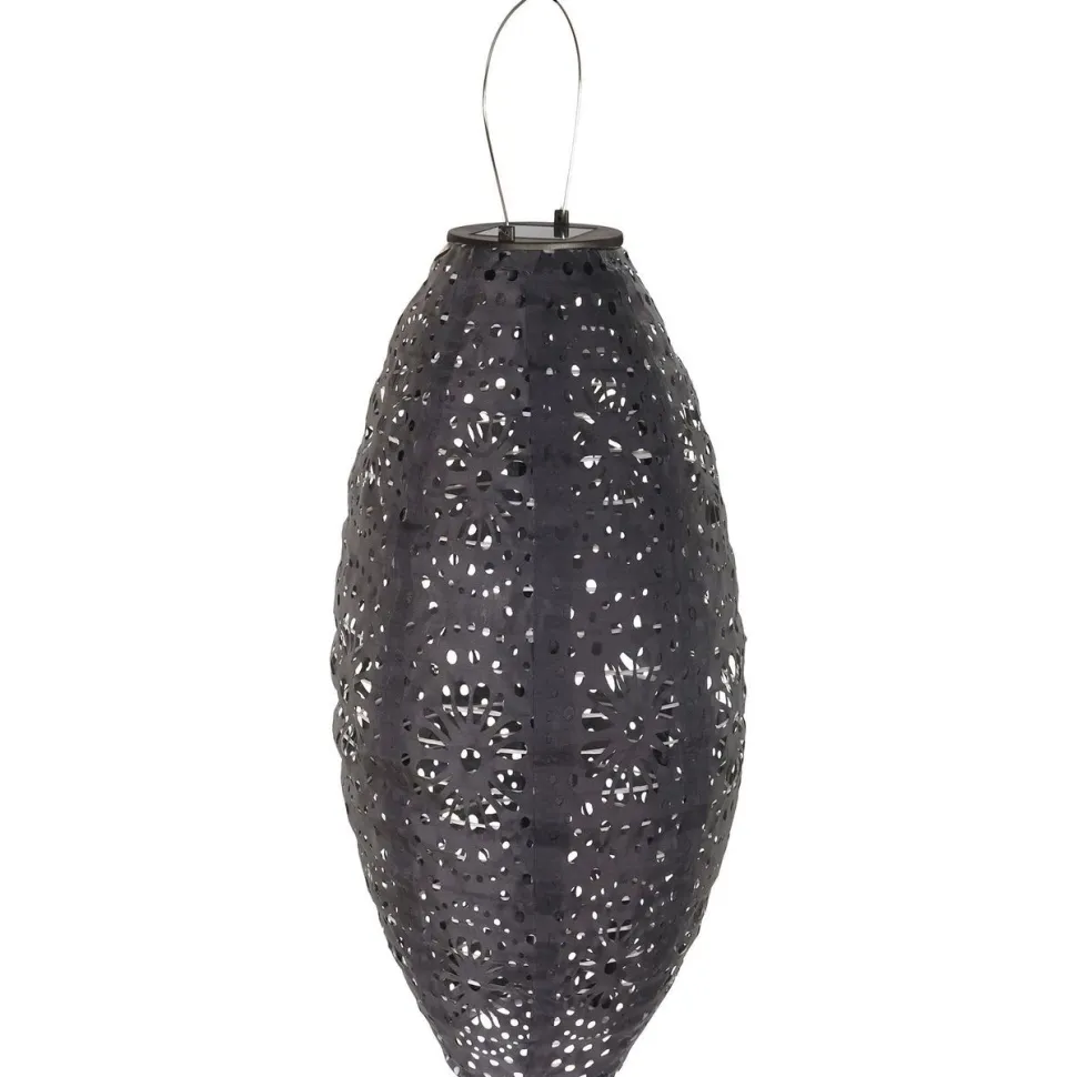 LED-aurinkokennolyhty House Nordic Foxdale, IP44, harmaa