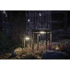 LED-aurinkokennolyhty Hillerstorp Solaryd matala, valkoinen