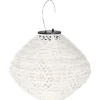 LED-aurinkokennolyhty House Nordic Harwood, IP44, valkoinen