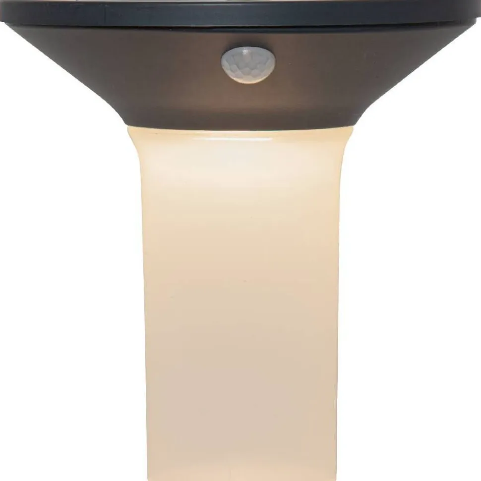 LED-aurinkokennoseinävalaisin Eglo Corbezzola, liiketunnistin, musta