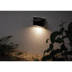 LED-Aurinkokennoseinävalaisin Paulmann Solar tummanharmaa