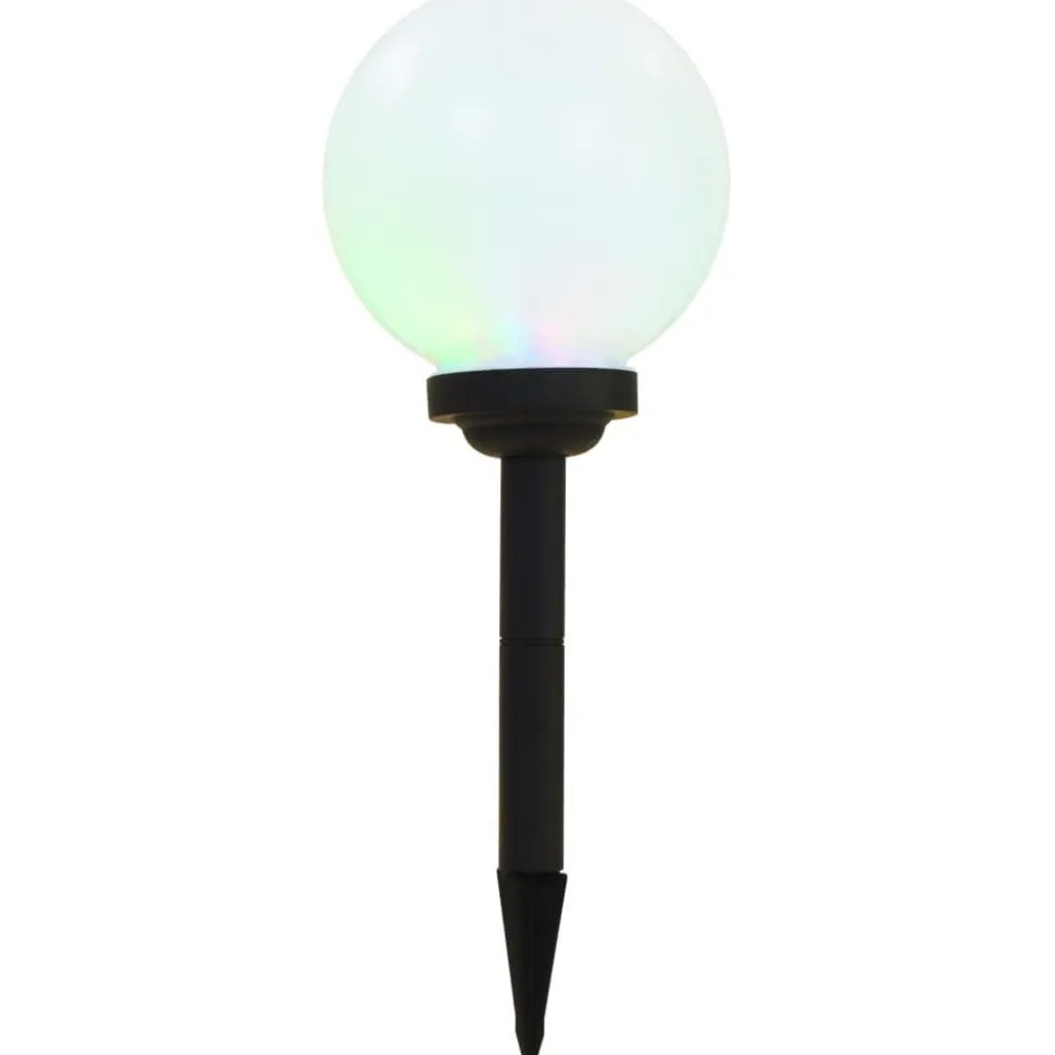 Led-aurinkokennovalaisin 3kpl väriä vaihtava pyöreä 20cm rgb