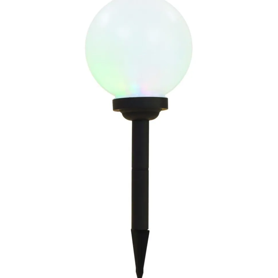 Led-aurinkokennovalaisin 6kpl väriä vaihtava pyöreä 20cm rgb