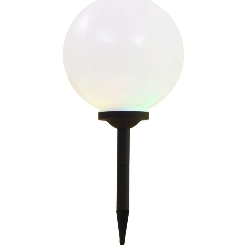Led-aurinkokennovalaisin 4kpl väriä vaihtava pyöreä 30cm rgb