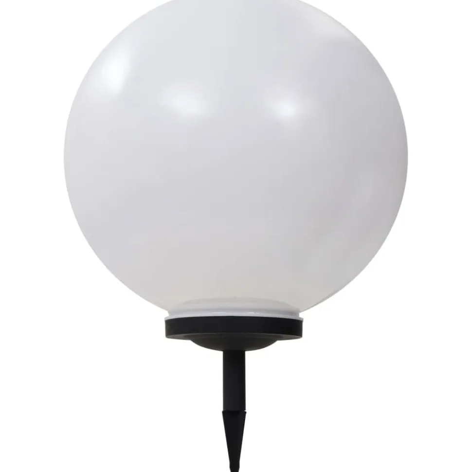 Led-aurinkokennovalaisin väriä vaihtava pyöreä 50 cm rgb