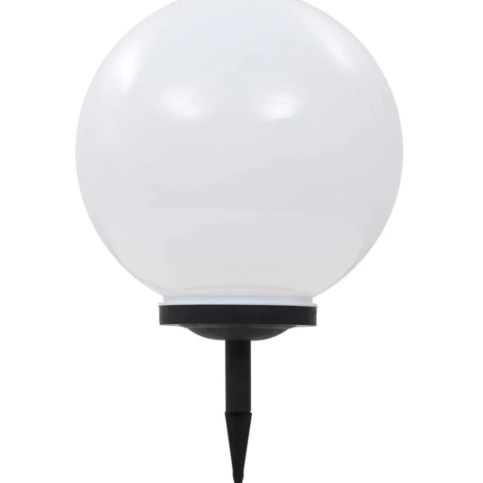 Led-aurinkokennovalaisin väriä vaihtava pyöreä 40 cm rgb