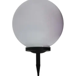 Led-aurinkokennovalaisin väriä vaihtava pyöreä 40 cm rgb