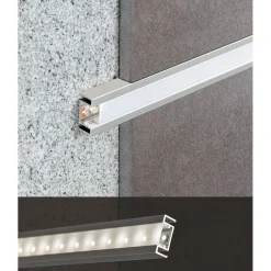 LED-boordilista Euroshrink 301A, alumiini, 23mm x 2.5m, mattahopea