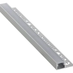 LED-boordilista Euroshrink 302A, alumiini, 12mm x 2.5m, mattahopea