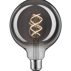 LED-filamenttilamppu Paulmann 1879 Edition Globe, G125, E27, 130lm, 4W, 1800K, himmennettävä, savulasi