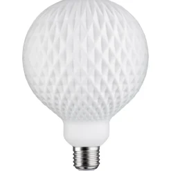 LED-filamenttilamppu Paulmann Lampion Globe, G125, E27, 400lm, 4.3W, 3000K, himmennettävä, valkoinen kenno