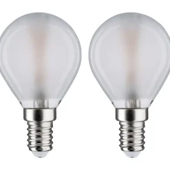 LED-filamenttilamppu Paulmann Drop, E14, 250lm, 3W, 2700K, matta, 2kpl