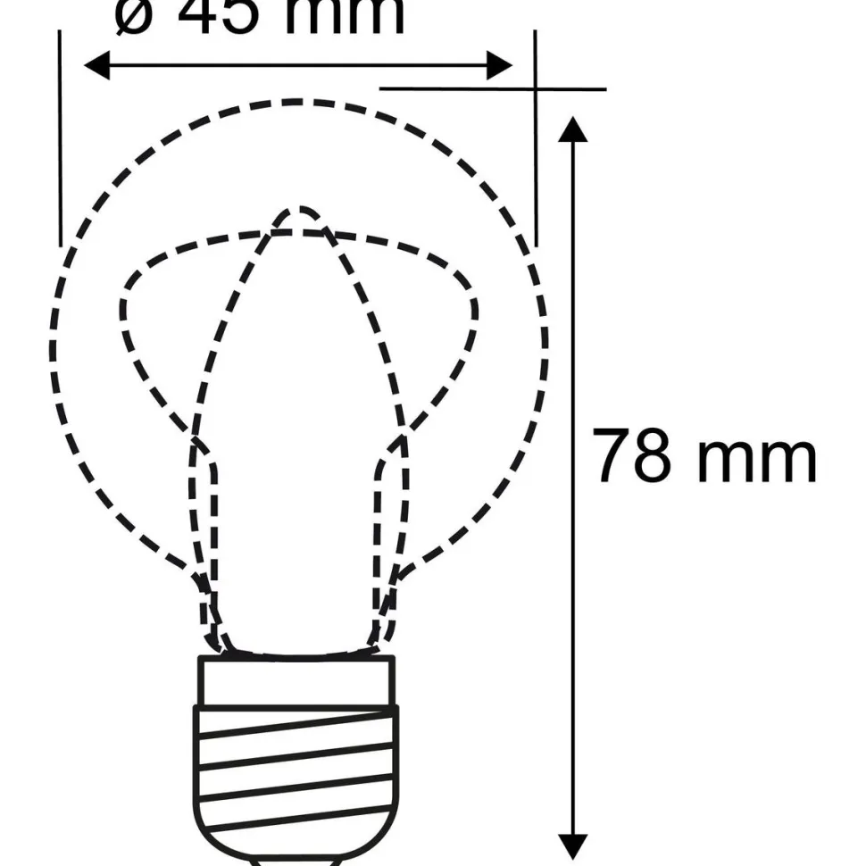 LED-filamenttilamppu Paulmann Drop, E14, 250lm, 3W, 2700K, matta, 2kpl