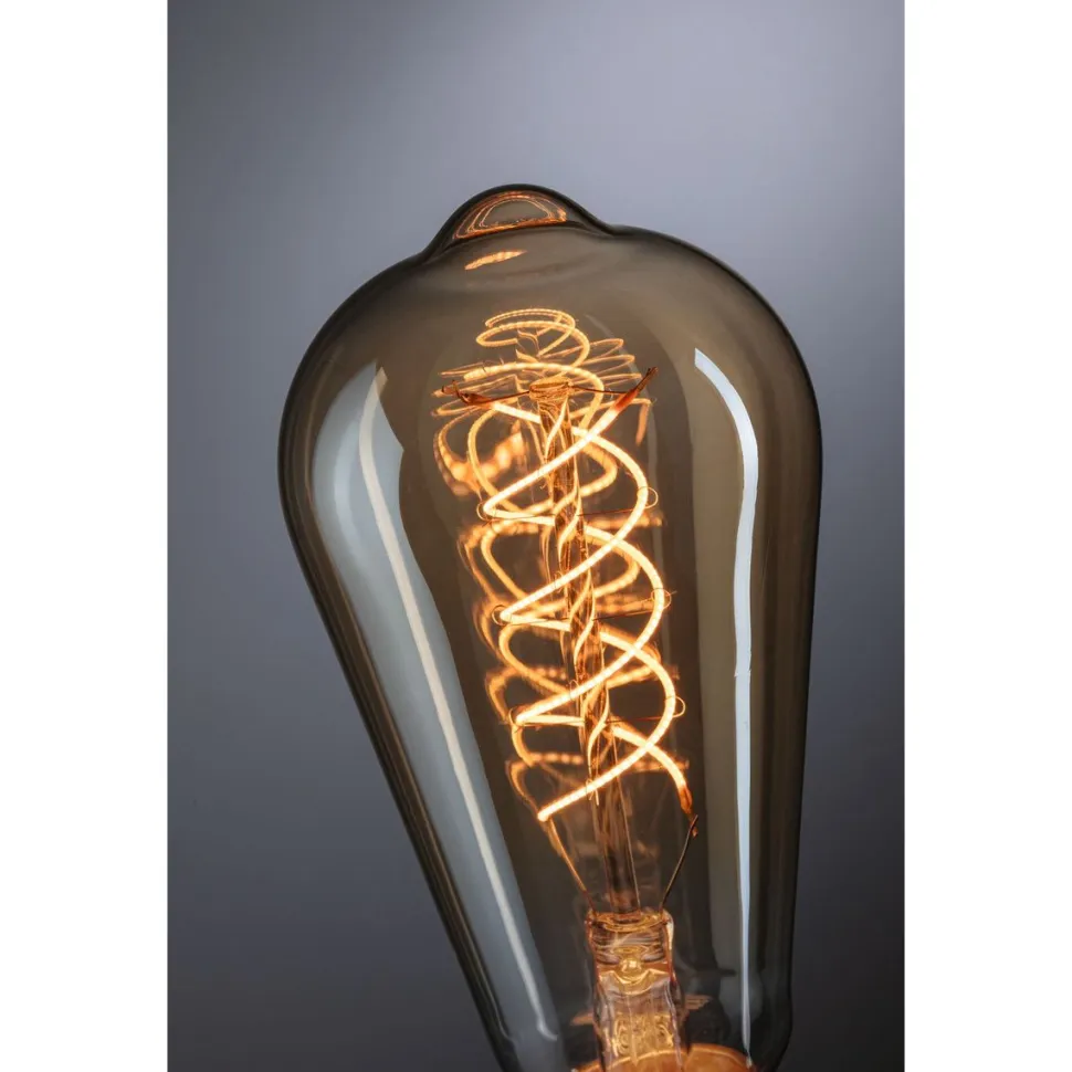 LED-filamenttilamppu Paulmann Rustic Shine Corn, S-muoto, 230V, 300lm, 4.2W, 1800K, himmennettä, kulta