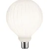 LED-filamenttilamppu Paulmann Lampion Globe, G125, E27, 400lm, 4.3W, 3000K, himmennettävä, valkoinen kuvio