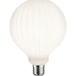 LED-filamenttilamppu Paulmann Lampion Globe, G125, E27, 400lm, 4.3W, 3000K, himmennettävä, valkoinen kuvio