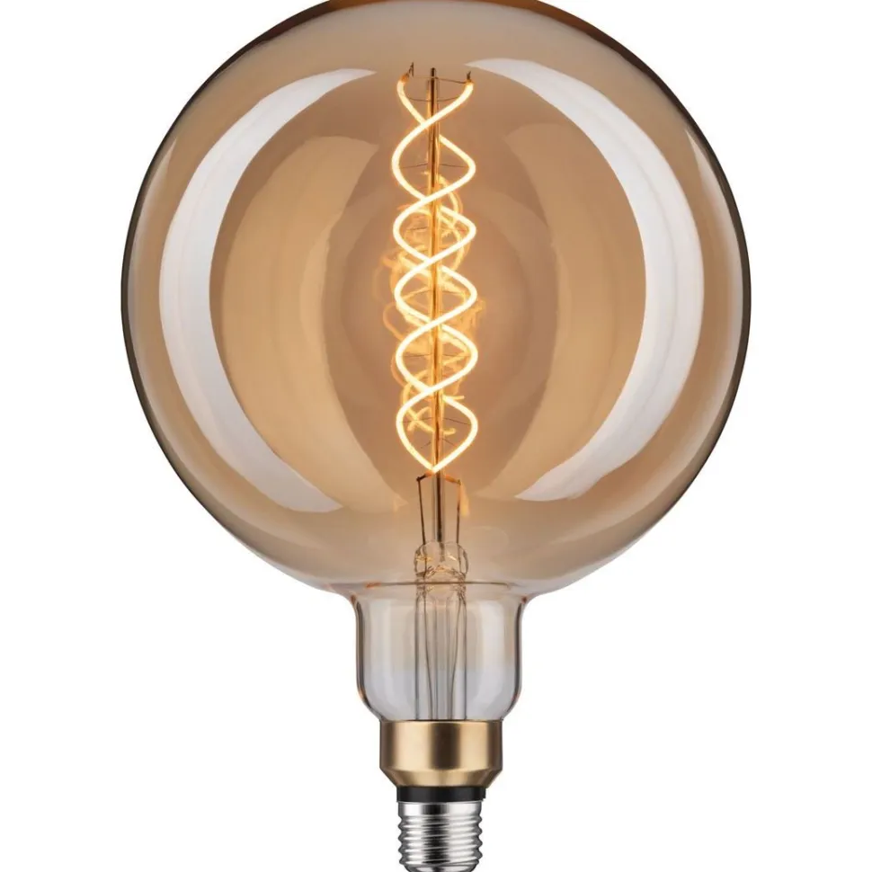 LED-filamenttilamppu Paulmann 1879 Edition BigGlobe, E27, 400lm, 7W, 1800K, himmennettävä, kulta
