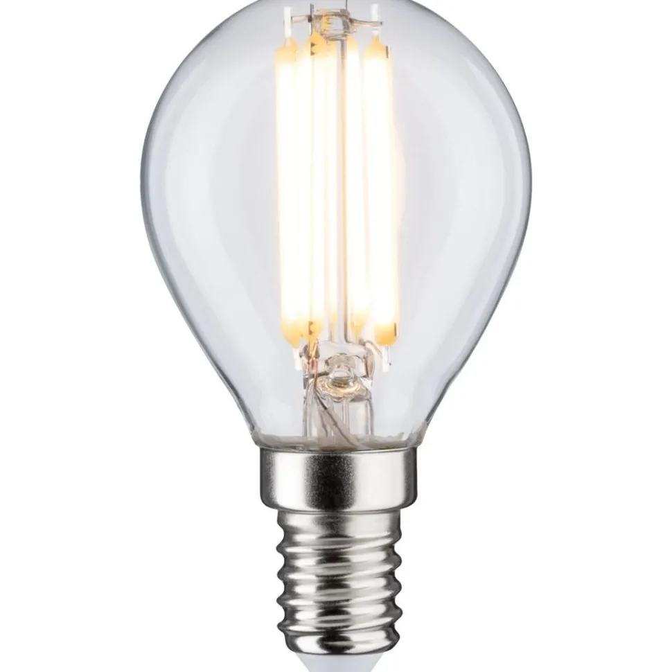 LED-filamenttilamppu Paulmann Drop, E14, 806lm, 6.5W, 2700K, kirkas