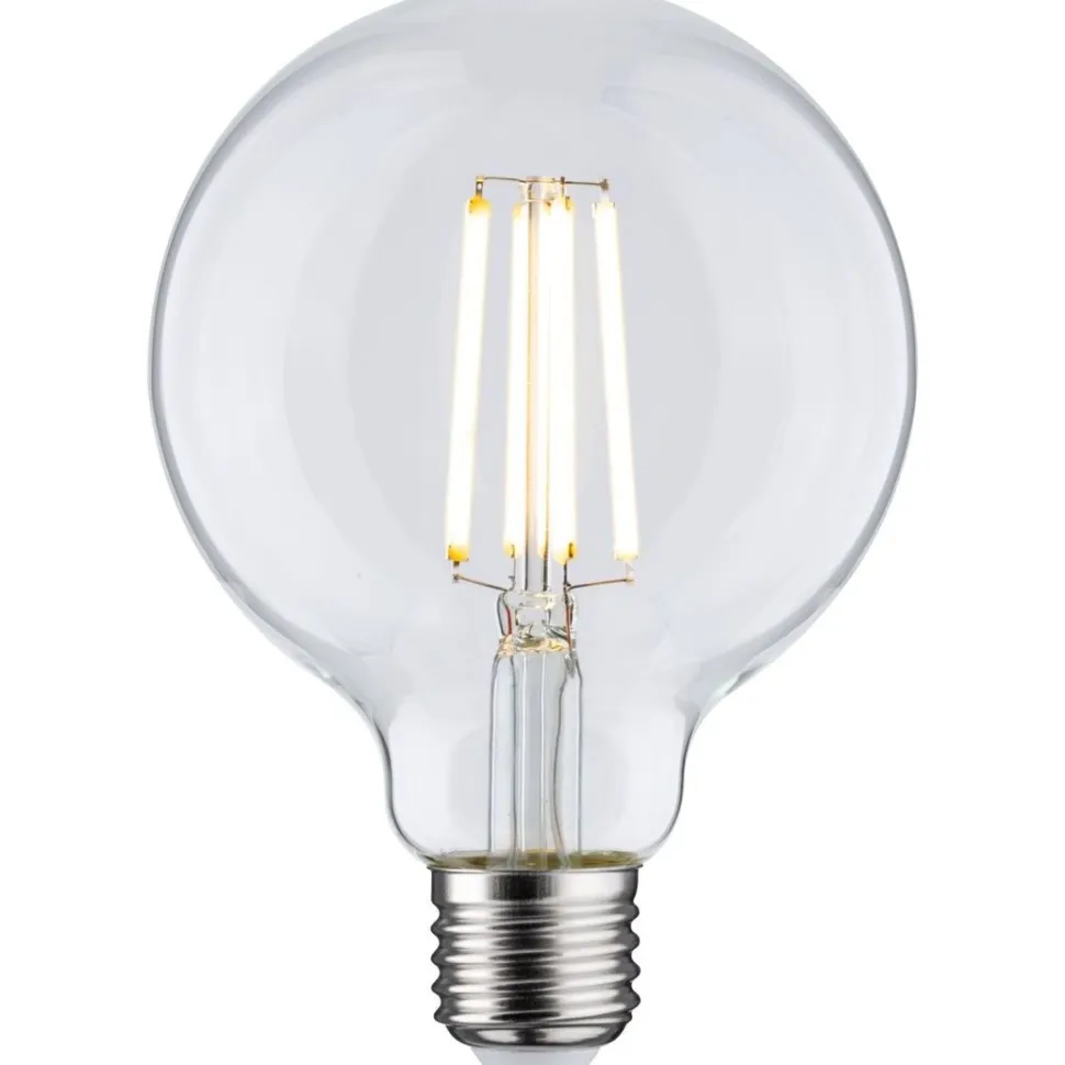LED-filamenttilamppu Paulmann Eco-Line Globe, G95, E27, 840lm, 4W, 3000K, kirkas