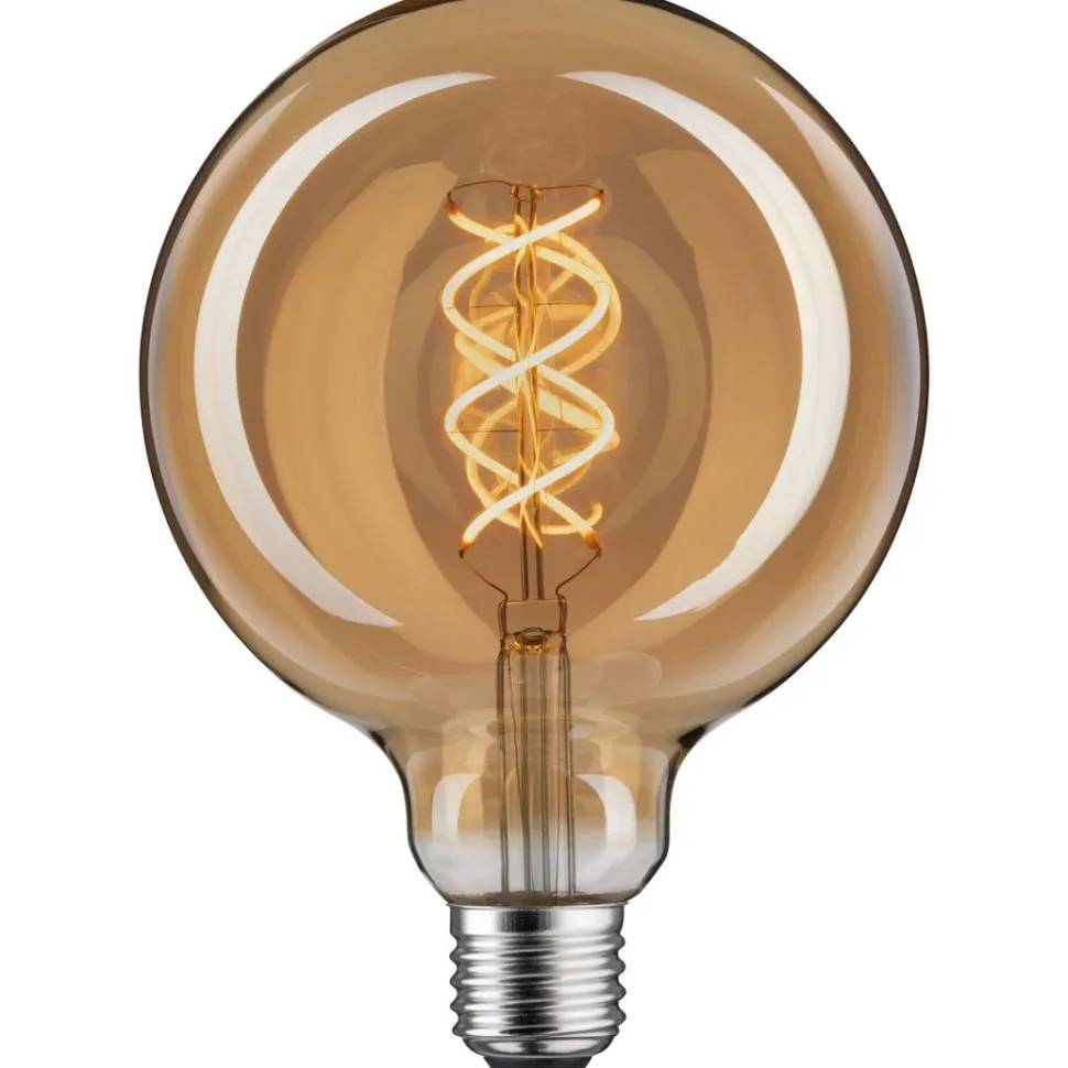 LED-filamenttilamppu Paulmann 1879 Edition Globe, G125, E27, 230lm, 4W, 1800K, himmennettävä, kulta