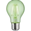 LED-filamenttilamppu Paulmann Pear, E27, 170lm, 1.1W, 4900K, vihreä